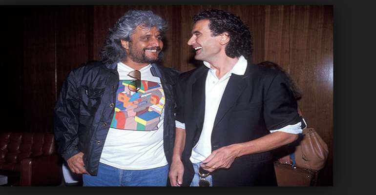 Pino Daniele e Troisi: ora davvero angeli che cercano un sorriso.