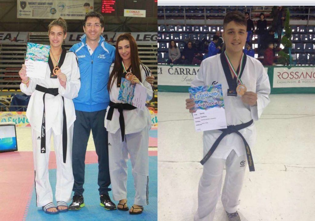 Centro Azzurro di Casoria e Afragola: medaglie di bronzo nel Campionato Italiano Juniores di Taekwondo. Ora obiettivo Coppa Italia