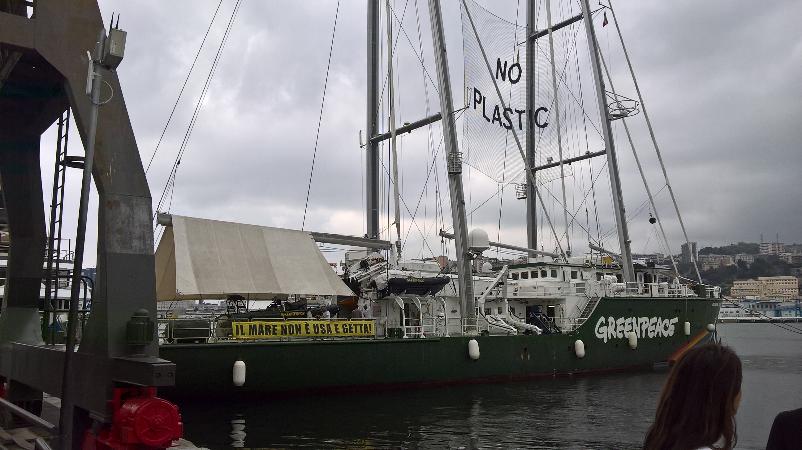 SZN partecipa  al tour di Greenpeace nel Mediterraneo “MENO PLASTICA, PIÙ MEDITERRANEO” A bordo della Rainbow Warrior da venerdì 30 giugno a sabato 1 luglio  Pozzuoli – Molo Caligoliano