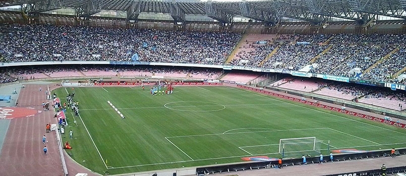 Napoli – Stadio San Paolo: incontro di calcio Napoli Sassuolo, la Polizia di Stato denuncia tifoso