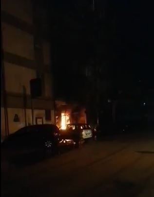 Casoria, incendio in un bar in via Rossini, aggiornamenti, VIDEO