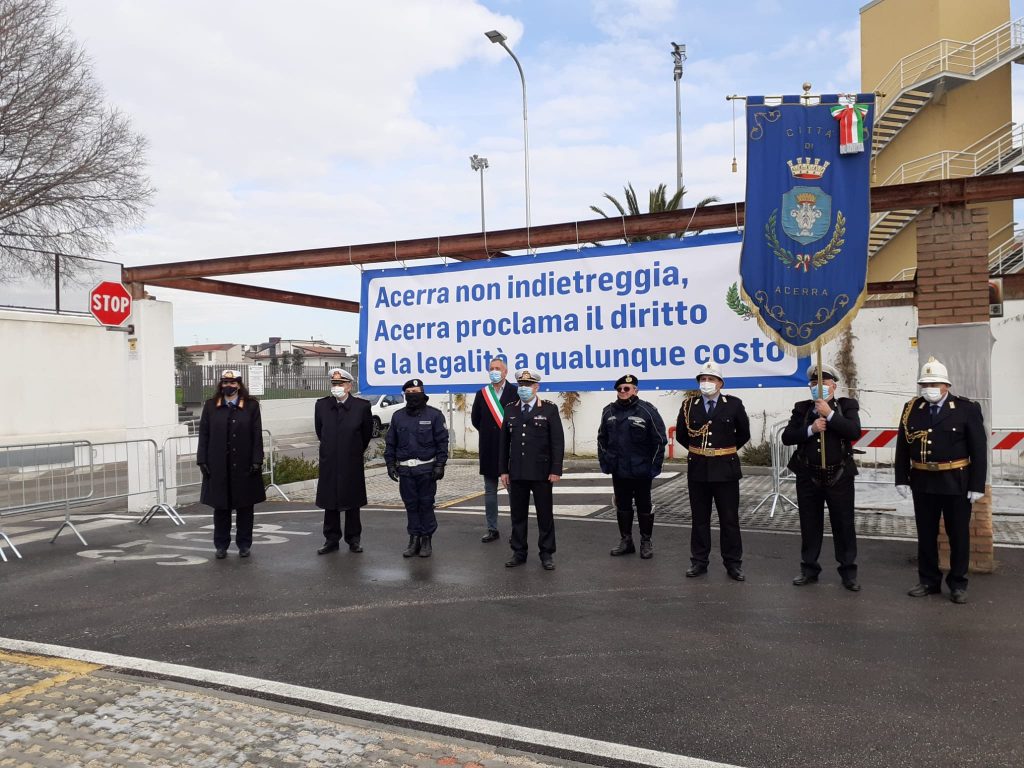 Acerra, alla Polizia Municipale la solidarietà dei colleghi della Campania