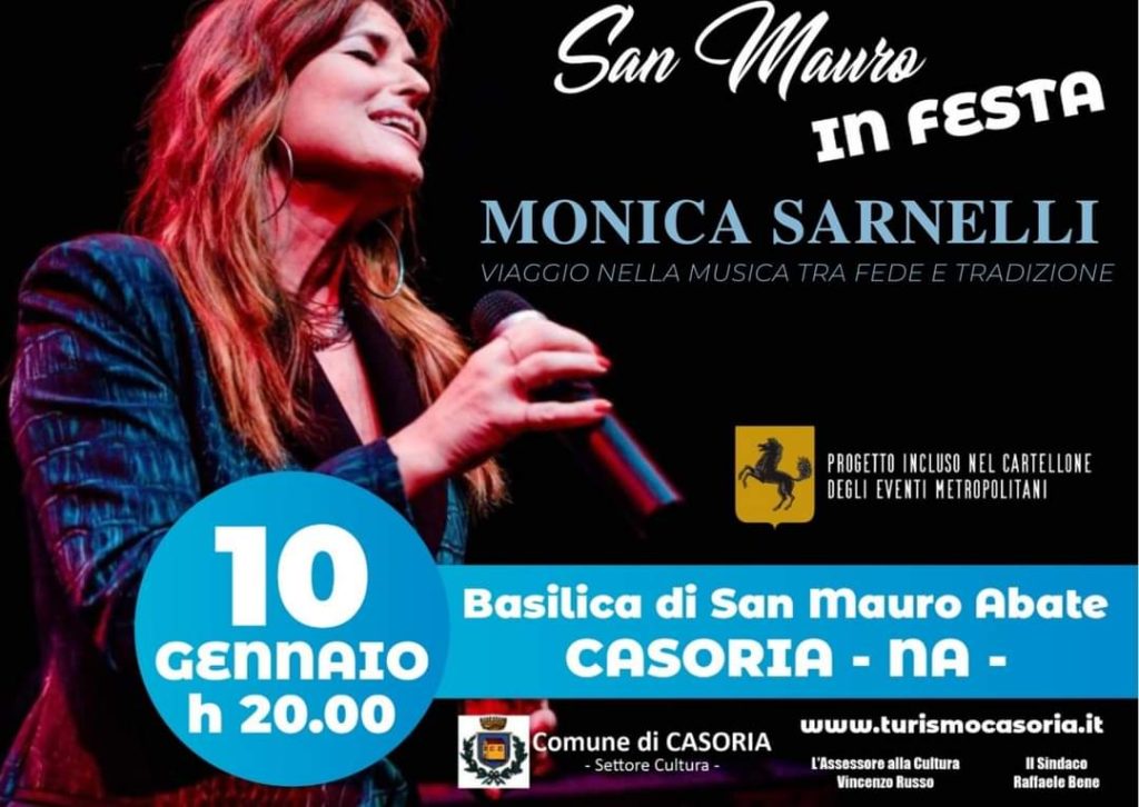 Festa S. Mauro, domani il concerto di Monica Sarnelli
