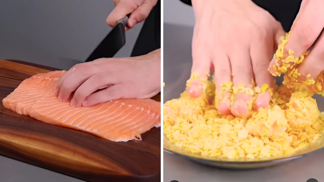 Ecco la ricetta completa da seguire per i bocconcini di salmone in friggitrice ad aria